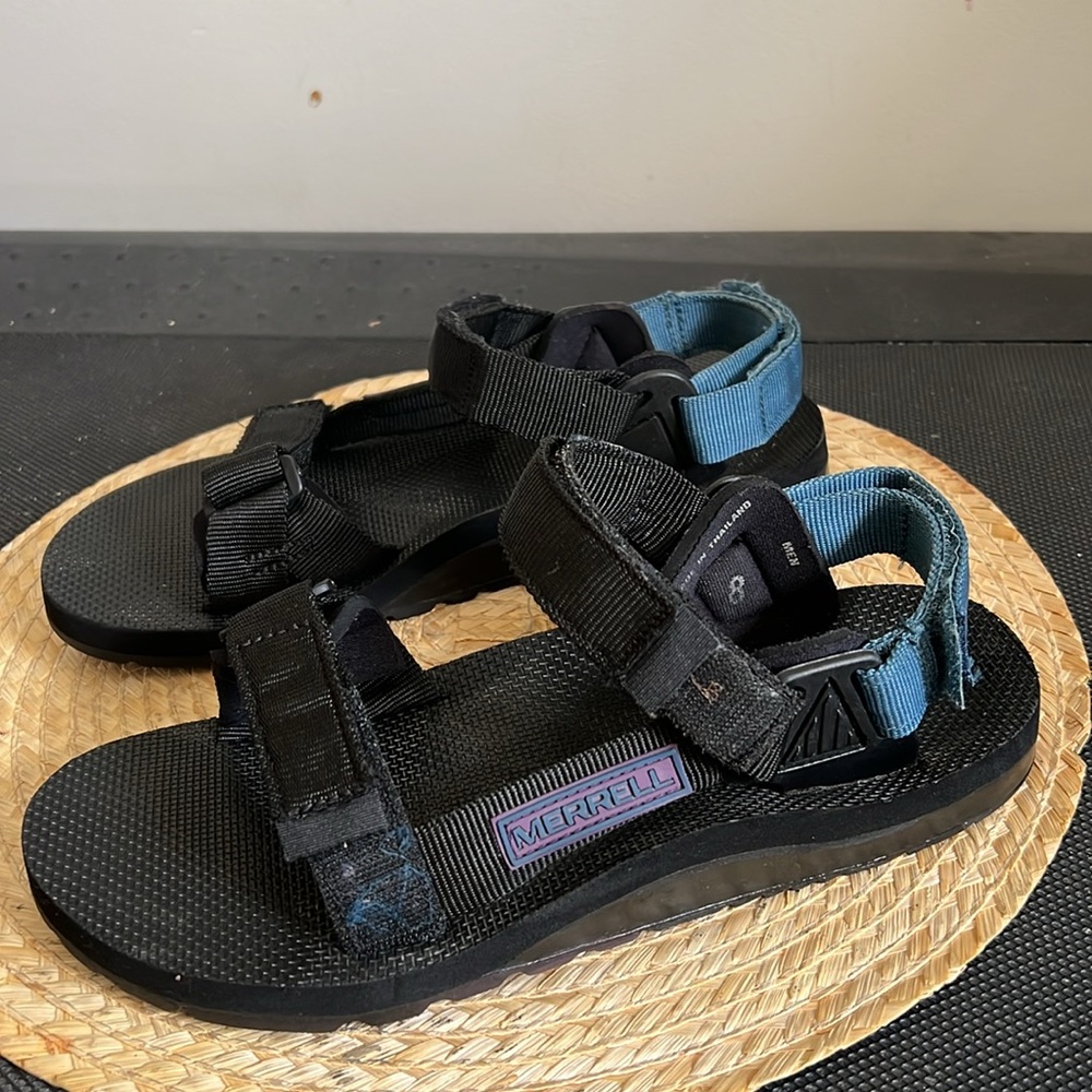 Merrell Outdoor Slides Strap Velcro Sandals Size 10